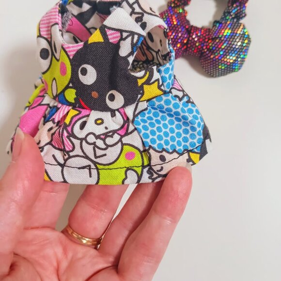 Sanrio Hello Kitty and Friends Dress with Metallic Bow for Labubu - Picture 5 of 6